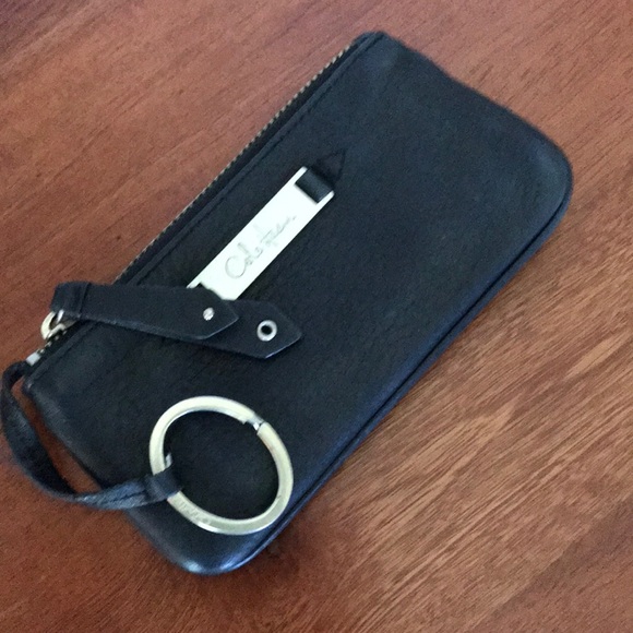 Cole Haan Wristlet Change Purse Key Card Holder - Picture 9 of 11